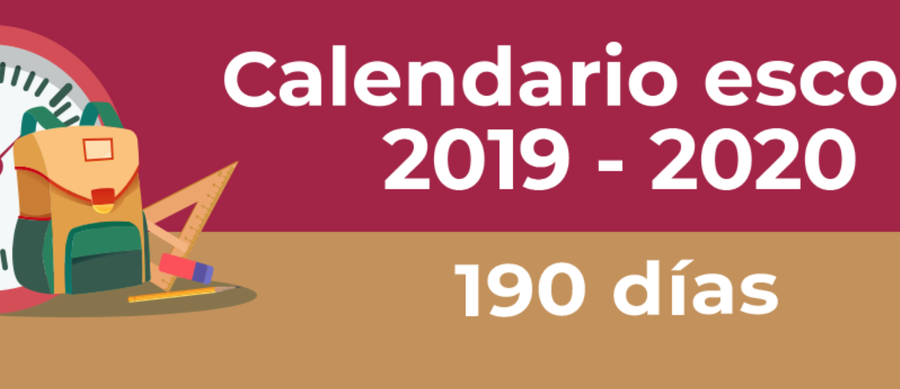 CALENDARIO ESCOLAR 2019-2020