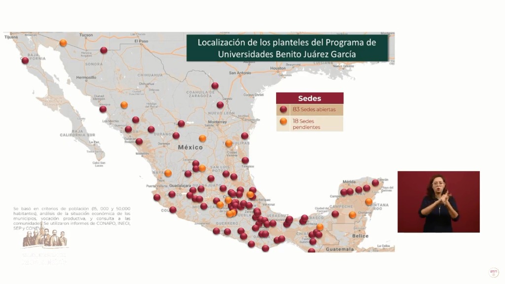 INSTALARÁN 100 UNIVERSIDADES EN MÉXICO; “UNA NUEVA UNAM”