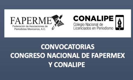 CONVOCATORIAS. CONGRESO NACIONAL DE FAPERMEX Y CONALIPE