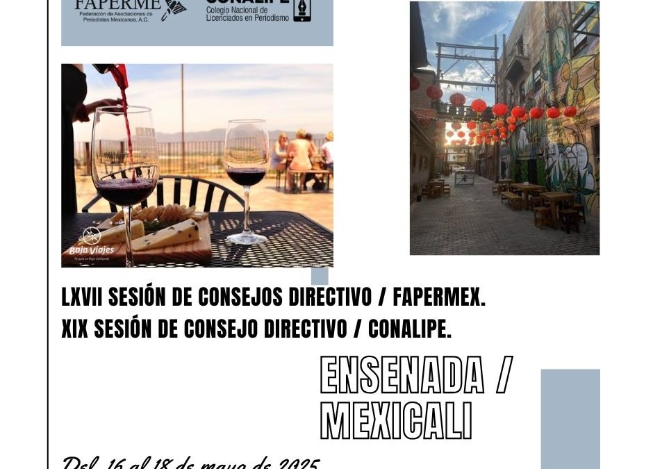 CONVOCATORIA. CONSEJO DIRECTIVO ENSENADA / MEXICALI